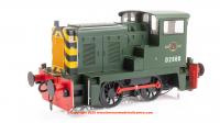 2871 Heljan Class 02 0-4-0 Diesel Locomotive number D2860 in BR Green livery with wasp stripes